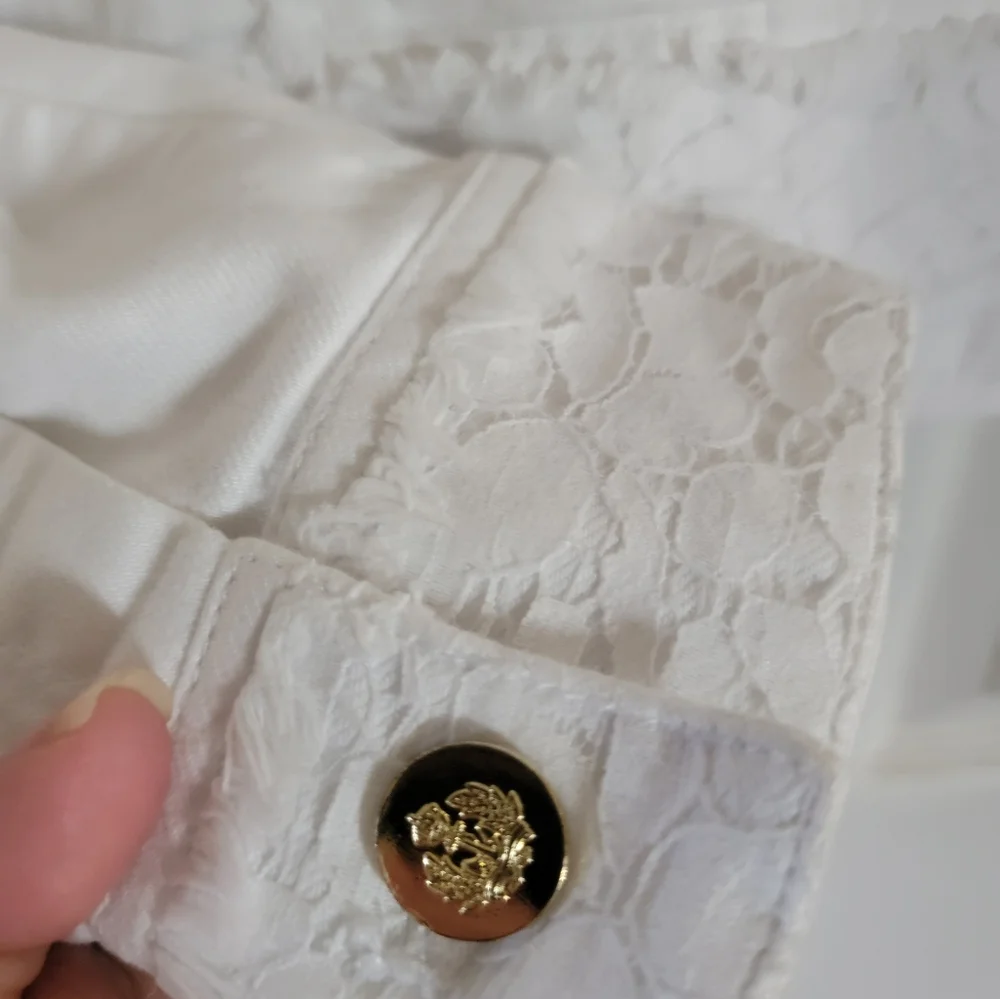 White Chico Jean Jacket - Picture 5 of 8